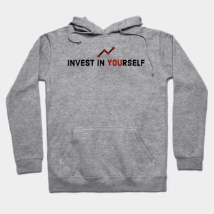 Empowerment Through Self-Investment: A Bold Typography Design Hoodie